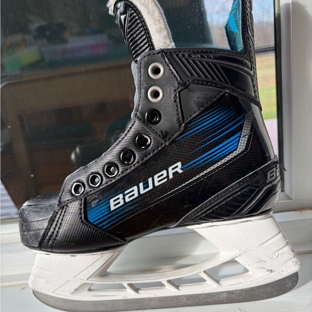 Bauer Black and Blue Hockey Skates